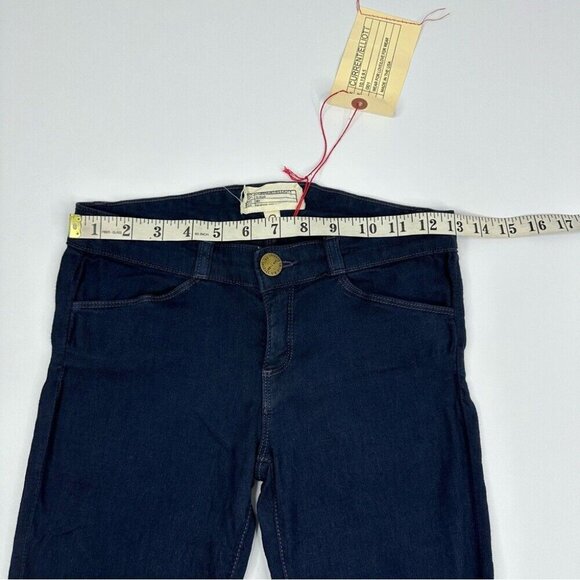 Current/Elliott NWT Blue Denim Quiet Luxury The Cropped Ankle Legging W26/L29 - Picture 8 of 11